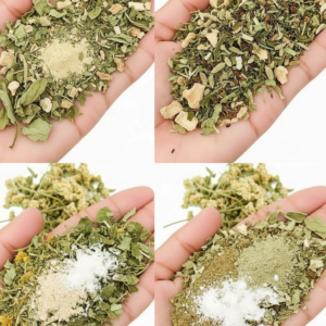 Go With The Flow Bundle ♡ (Organic): 4 Pack Herbal Tea Flight + Seasonal Cold Relief + Digestion Ease + Anxiety Relief + Depression Relief + Mood Boost + Stress Relief + Try It Out Options Available + Approx. 40 Servings